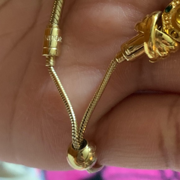 NWOT Retired Pandora Shine Sliding Bracelet Gold w/ 10 New Doctor Strange Charms - Picture 11 of 13